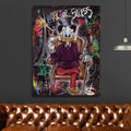 Rich Duck Armchair Money Mindset Wall Art