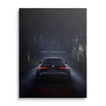 BMW M4 Competition “Feel the Calm” Luxury Car Wall Art
