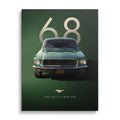 Ford Mustang Bullitt 1968 Luxury Car Wall Art