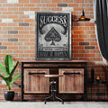 Success Card Motivational Wall Art