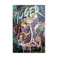 Tigger LV Walk Like a Boss Money Mindset Wall Art
