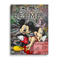 Sexy Minnie and Mickey Hermes Fashion Wall Art