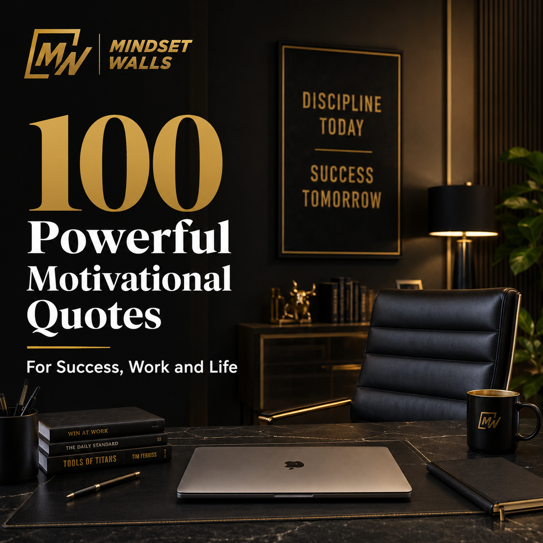 100 Powerful Motivational Quotes for Success, Work and Life