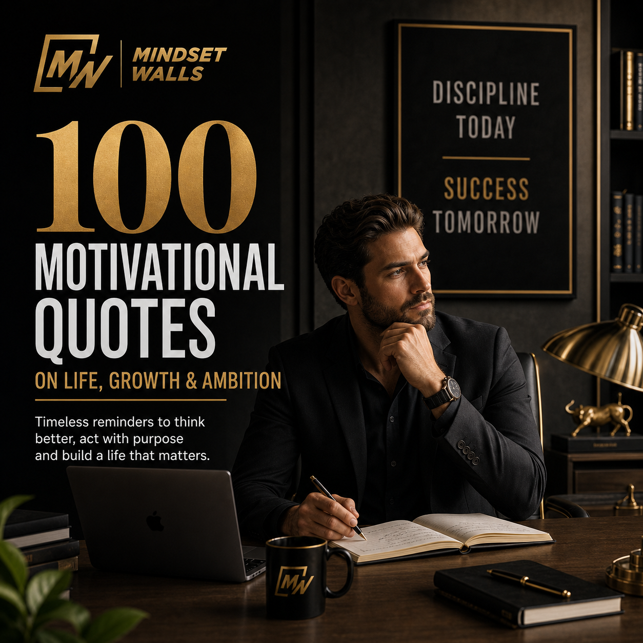 Title picture for post: 100 Motivational Quotes on Life and Growth