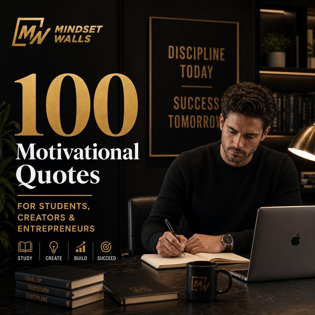 100 Motivational Quotes for Students, Creators and Entrepreneurs