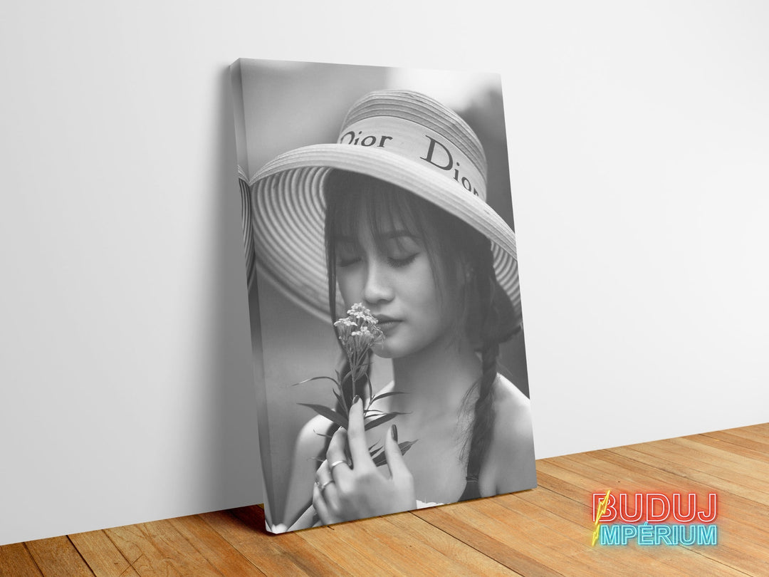 Modern Dior Woman canvas wall art