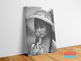 Modern Dior Woman canvas wall art