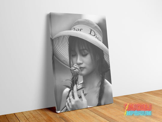 Modern Dior Woman canvas wall art