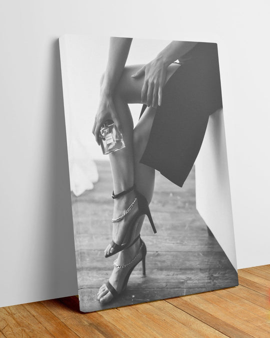 Chanel Woman modern canvas wall art for stylish interiors.