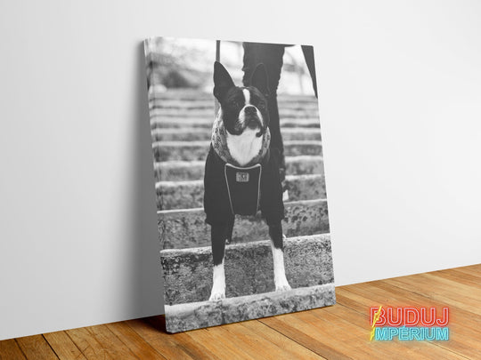 Gucci Dog modern canvas wall art for stylish wall decor.