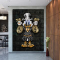 Rich Duck Money Mindset Wall Art