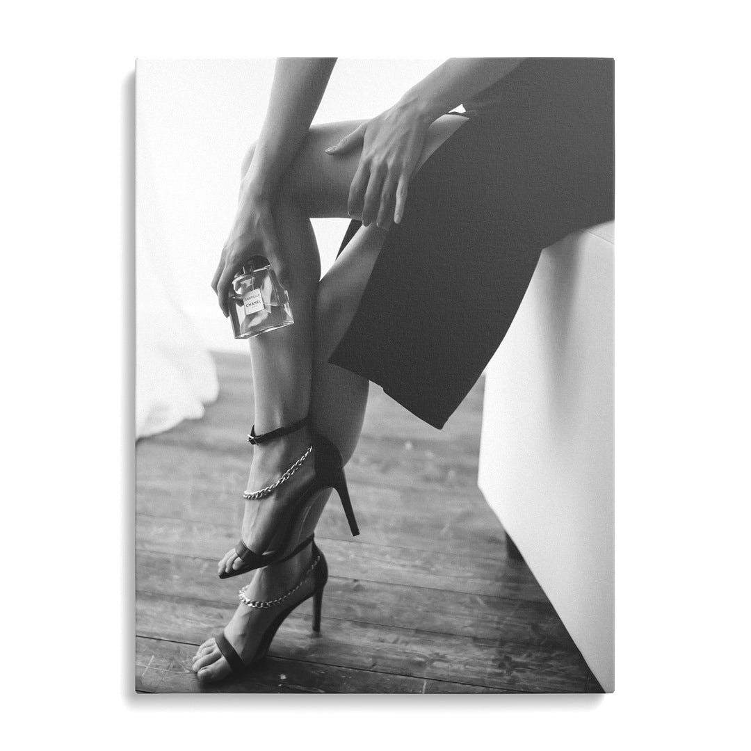 Modern Chanel Woman canvas wall art