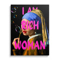 Girl with a Pearl Earring “Rich Woman” Wall Art