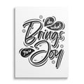 Do What Brings You Joy Motivational Wall Art