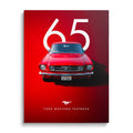 Ford Mustang Fastback 1965 Luxury Car Wall Art