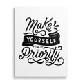Make Yourself a Priority “Self-Love” Motivational Wall Art