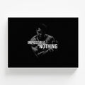 Muhammad Ali “Impossible” Sports Motivational Wall Art