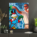 Rich Duck and Wolf of Wall Street Luxury Wall Art