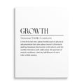 Growth White Motivational Wall Art