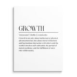 Modern motivational canvas wall art with a minimalist quote about personal growth by Confucius