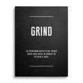 Grind Motivational Quote Wall Art