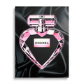Chanel Perfume Black Luxury Fashion Wall Art