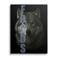 Wolf “Focus” Motivational Wall Art